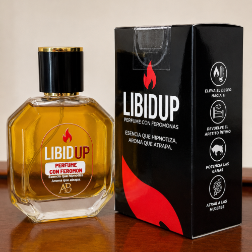 LIBIDUP Perfume con Feromonas 50ml - Esencia que hipnotiza, aroma que atrapa